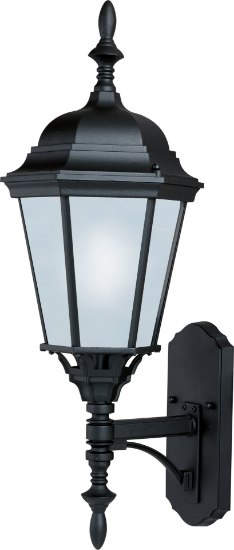 Picture of Westlake LED 1-Light Outdoor Wall Lantern BK Frosted 9.5"x24"