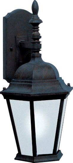 Picture of Westlake LED 1-Light Outdoor Wall Lantern BK Frosted 9.5"x19"