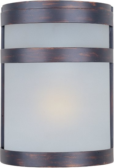 Foto para Arc LED 1-Light Outdoor Wall Lantern OI Frosted GU24 LED