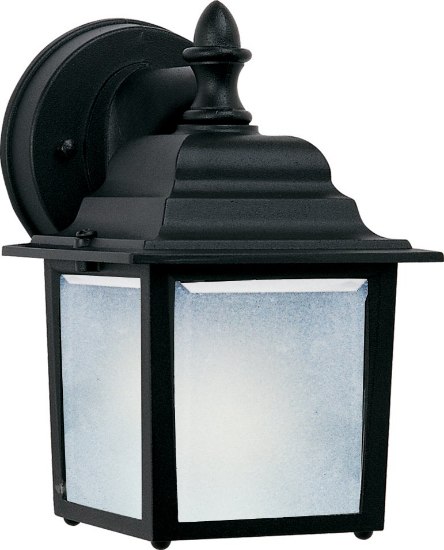 Picture of Side Door LED 1-Light Outdoor Wall Mount BK Frosted GU24 LED 5.5"x8.5"