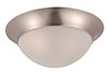 Foto para Essentials - 5850-Flush Mount SN Frosted Glass MB Incandescent Incandescent