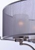 Picture of Lucid 4-Light Semi-Flush Mount SN Organza Fabric + Gla MB Incandescent Incandescent (OA HT 14.5") (CAN 4.75"x4.75"x1")