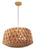 Picture of Horgen 1-Light Pendant UD Wood MB Incandescent Incandescent 23.5"x23.5"x12" (OA HT 14"-132")