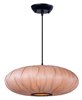 Foto para Norwood 1-Light Pendant BK Wood Veneer GU24 Fluorescent Fluorescent 20"x20"x7" (OA HT 127") (CAN 5.1"x5.1"x1.7")