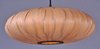 Foto para Norwood 1-Light Pendant BK Wood Veneer GU24 Fluorescent Fluorescent 20"x20"x7" (OA HT 127") (CAN 5.1"x5.1"x1.7")