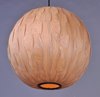 Foto para Norwood 1-Light Pendant BK Wood Veneer GU24 Fluorescent Fluorescent 20"x20"x20" (OA HT 140") (CAN 5.1"x5.1"x1.7")