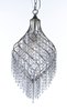 Foto para Twirl 1-Light Pendant GS Beveled Crystal Crystal CA Incandescent Incandescent 11.5"x11.5"x25" (OA HT 30"-67") (CAN 5"x5"x1.25")36" Chain