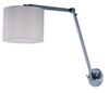 Picture of Hotel LED 1-Light Wall Sconce PC Wafer Linen MB LED 11"x8.75" (OA HT 19.25"-32.75")