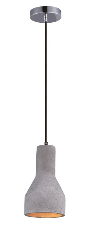 Picture of Crete 1-Light Pendant PC Concrete GU10 LED 6"x6"x10.75" (OA HT 130.5")