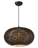 Picture of Bali 1-Light Chandelier Hemp String MB Incandescent Incandescent 15"x15"x13" (OA HT 134") (CAN 5"x5"x1.25")