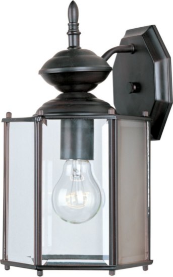 Picture of 1-Light Outdoor Wall Mount OI Clear MB Incandescent