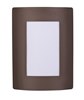 Picture of View EE 1-Light Wall Sconce Wet BZ White Polycarbonate GU24 Fluorescent Fluorescent 8"x10.75"