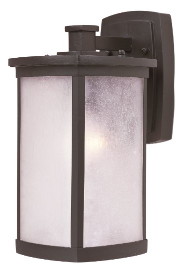 Picture of Terrace 1-Light Medium Outdoor Wall BZ Frosted Seedy MB Incandescent Incandescent