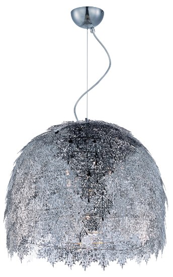 Picture of Vineyard 5-Light Pendant PC G9 Xenon Xenon 20"x20"x15" (OA HT 15"-175") (CAN 4.92"x4.92"x2.44")