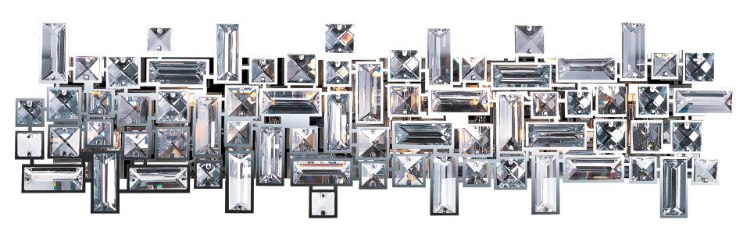 Foto para Paradigm 8-Light Wall Sconce PC Beveled Crystal G9 Xenon Xenon