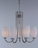 Picture of Taylor 5-Light Chandelier SN Satin White Opal Glass MB Incandescent Incandescent (CAN 2.54"x2.54"x1")36" Chain