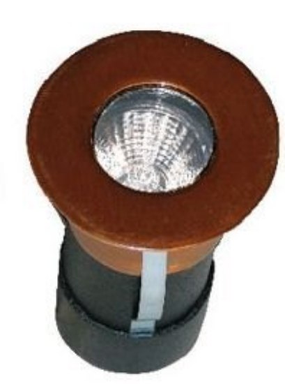 Foto para No-Lamp MR11 LED Copper 2.5" Recessed Deck Light