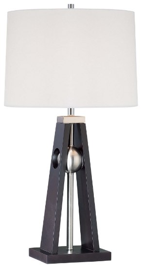 Foto para 150w SW 1 Light Table Lamp White Linen