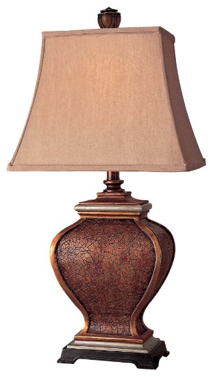 Foto para 100w SW 1 Light Table Lamp Antique Brown