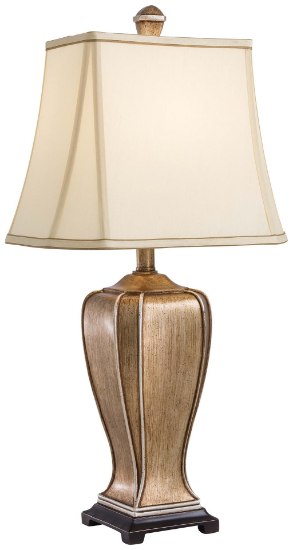 Picture of 100w SW 1 Light Table Lamp Gold Off White