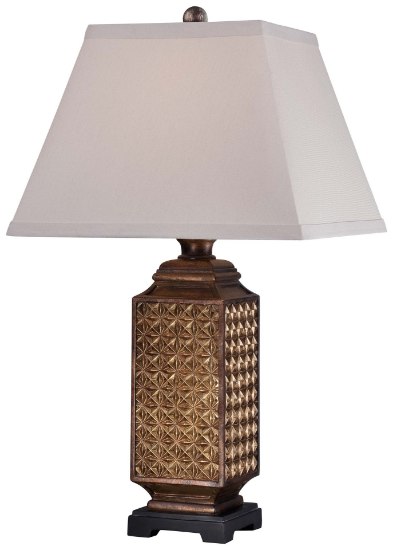 Foto para 100w SW 1 Light Table Lamp Bronze Cream