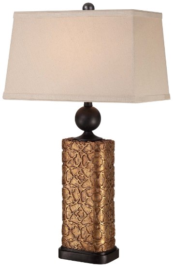 Foto para 100w SW 1 Light Table Lamp Bronze Oatmeal