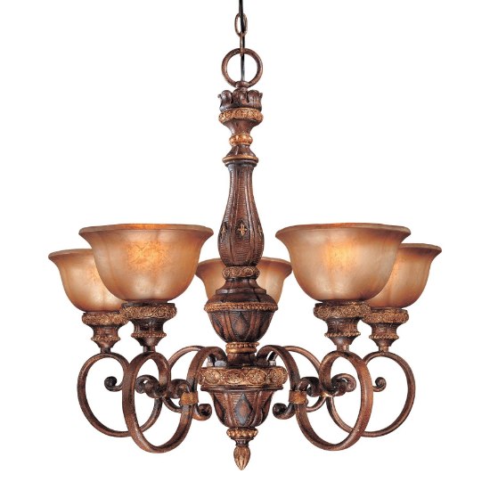 Picture of SW 5 Light Chandelier Illuminati Bronze