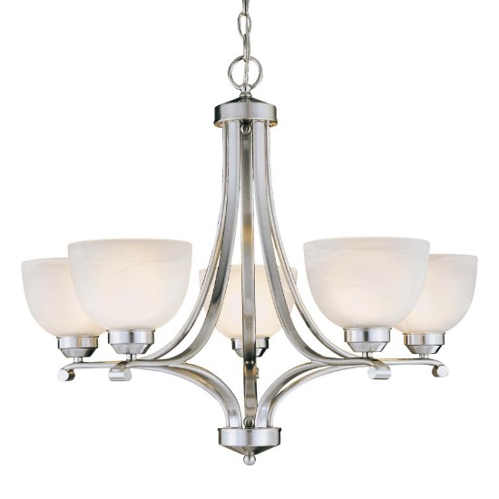 Picture of SW 5 Light Chandelier Brushed Nickel