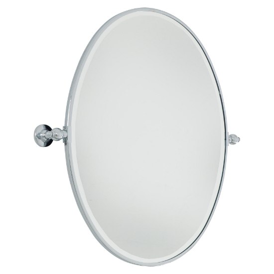 Picture of SW Large Oval Mirror - Beveled Chrome Excavation Glass
