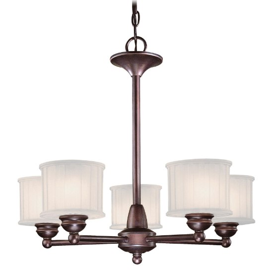 Picture of SW 5 Light Chandelier Lathan Bronze