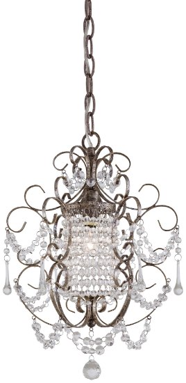 Picture of 60w SW 1 Light Mini Chandelier Westport Silver