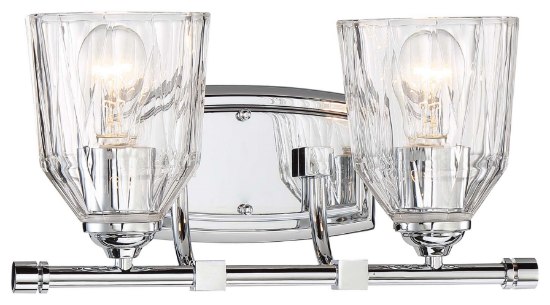 Picture of 100w SW 2 Light Bath Chrome Clear