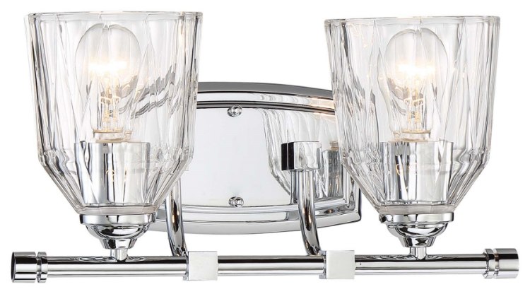 Picture of 100w SW 2 Light Bath Chrome Clear
