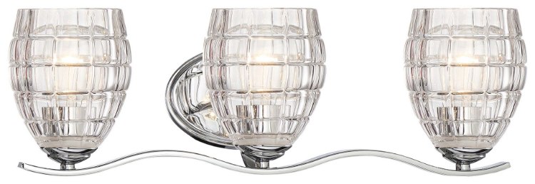 Picture of 100w SW 3 Light Bath Chrome Clear