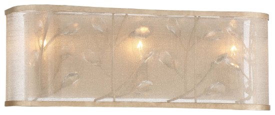 Picture of 60w SW 3 Light Bath Nanti Champaign Silver Gossamer Gold