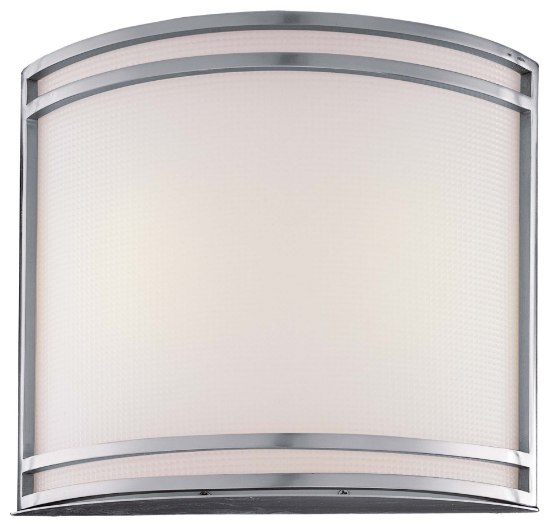Picture of 18w SW 2 Light Wall Sconce Brushed Nickel White