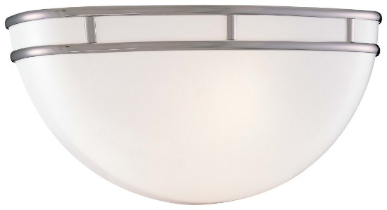 Picture of 13w SW 1 Light Wall Sconce Brushed Nickel White