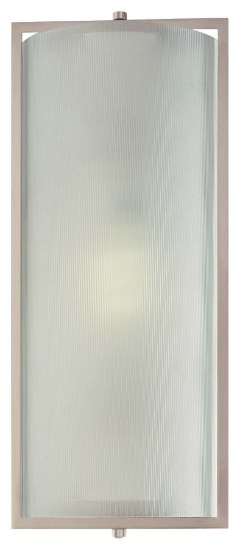 Picture of 13w SW 1 Light Wall Sconce Brushed Nickel Frosted Glass