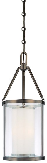 Picture of 60w SW 3 Light Pendant Harvard Court Bronze (Plated) Clear