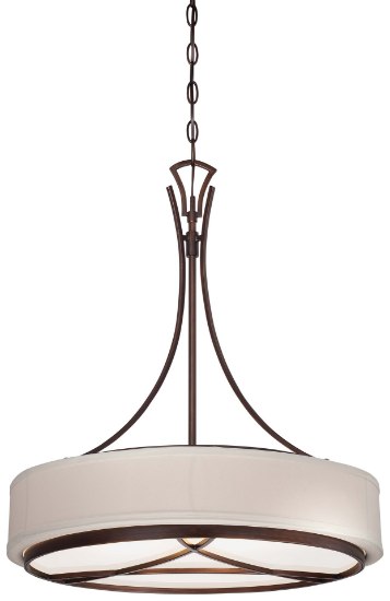 Picture of 100w SW 3 Light Pendant Dark Brushed Bronze (Painted)