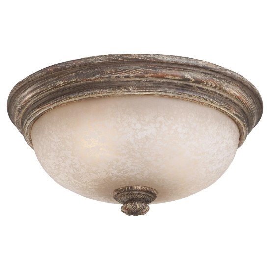 Foto para SW 2 Light Flush Mount Regents Patina