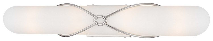 Picture of 100w SW 4 Light Bath Chrome Etched White Glass