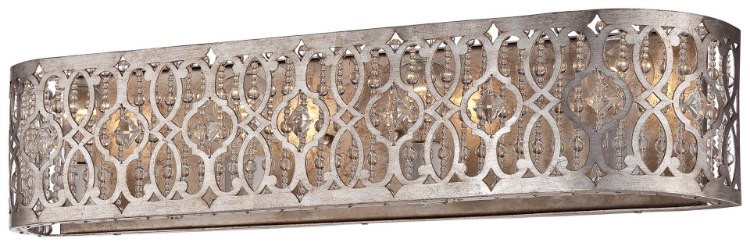 Picture of 100w SW 4 Light Bath Florentine Silver