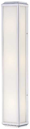 Picture of 60w SW 3 Light Bath Polished Nickel White Glass