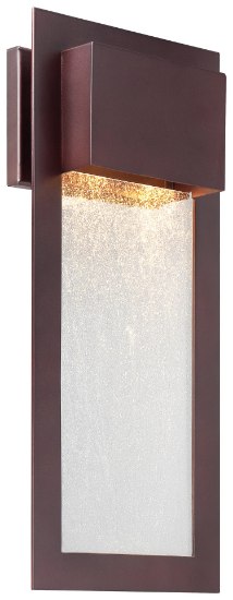 Picture of 35w SW 2 Light Wall Mount Alder Bronze Clear Seeded Glass