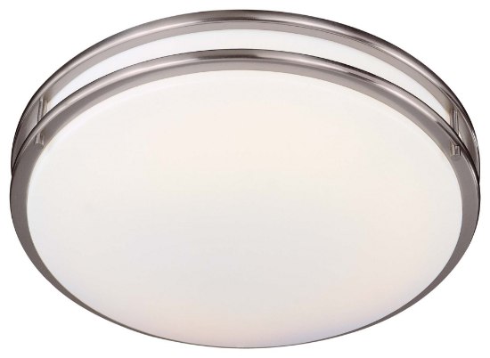 Picture of 54w SW 2 Light Flush Mount Brushed Nickel White