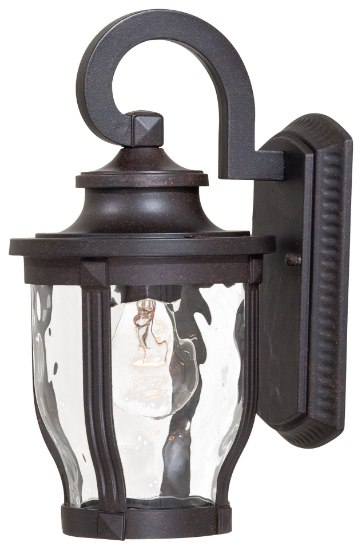 Picture of 100w SW 1 Light Outdoor Wall Mount Corona Bronze Clear