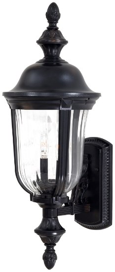 Picture of 60w SW 2 Light Wall Mount Heritage Mouth Blown Clear