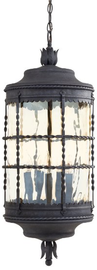 Picture of 60w SW 5 Lt Outdoor Chain Hung Spanish Iron Champagne