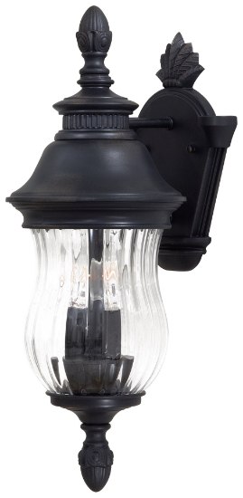 Picture of 40w SW 2 Light Wall Mount Heritage Mouth Blown Clear